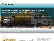 Tablet Screenshot of peduzzi.com.ar